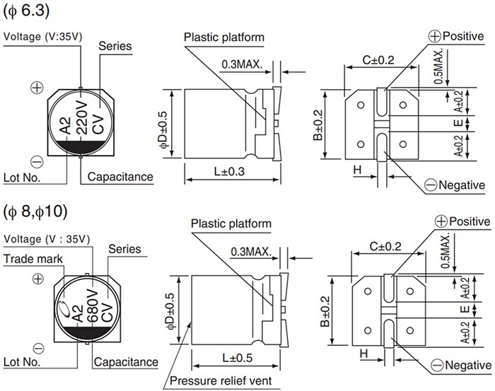 Nichicon UCV Aluminum Electrolytic Capacitors